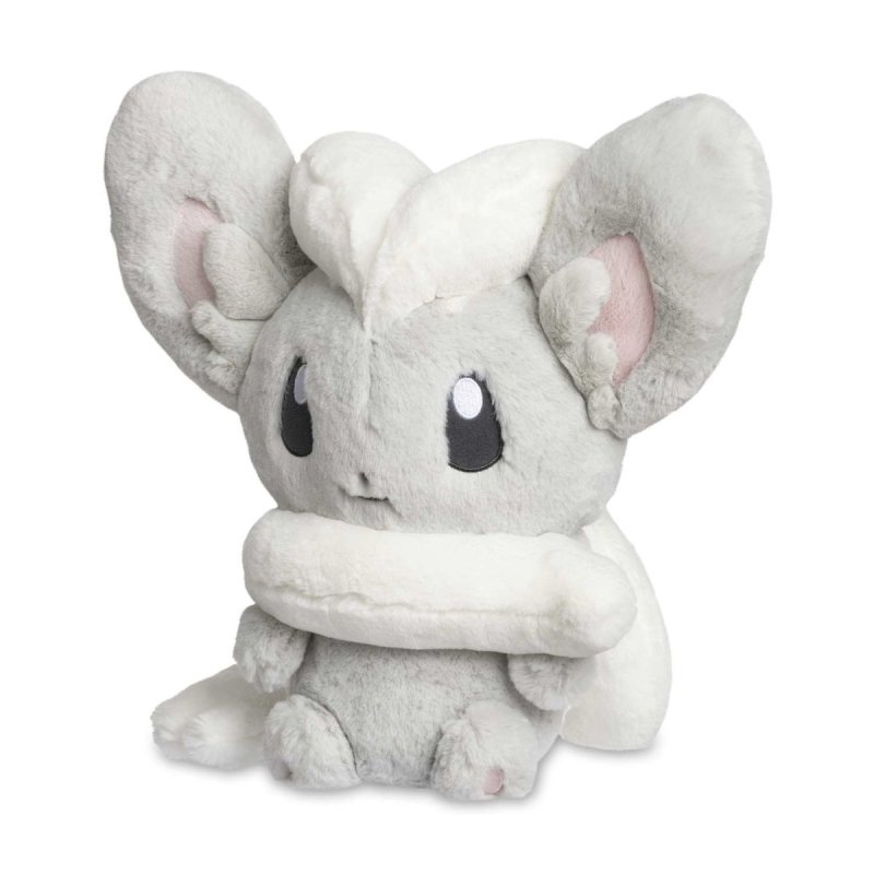 Officiële Pokemon center knuffel comfy friends Fluffy Cinccino 36cm (breedt) 